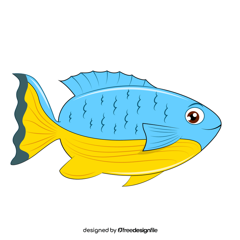 Tropical fish clipart