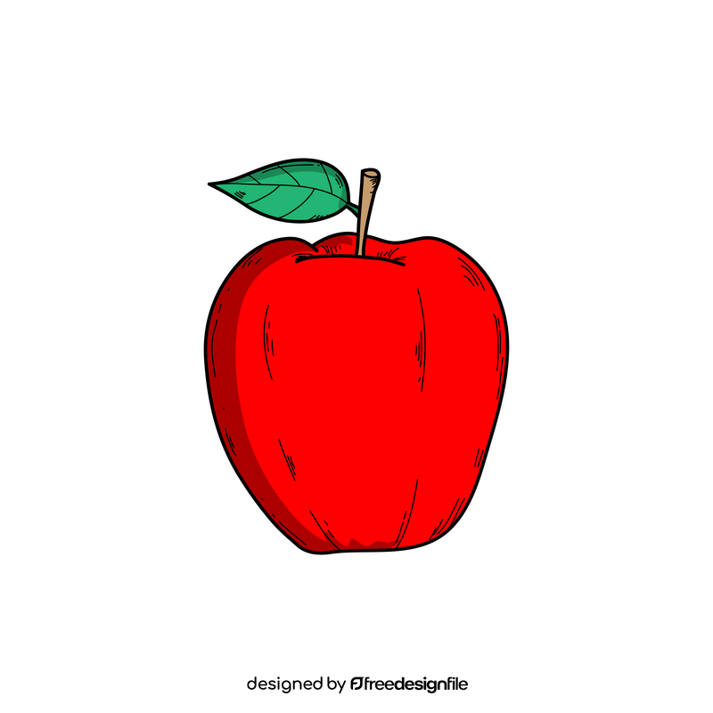 Apple drawing clipart