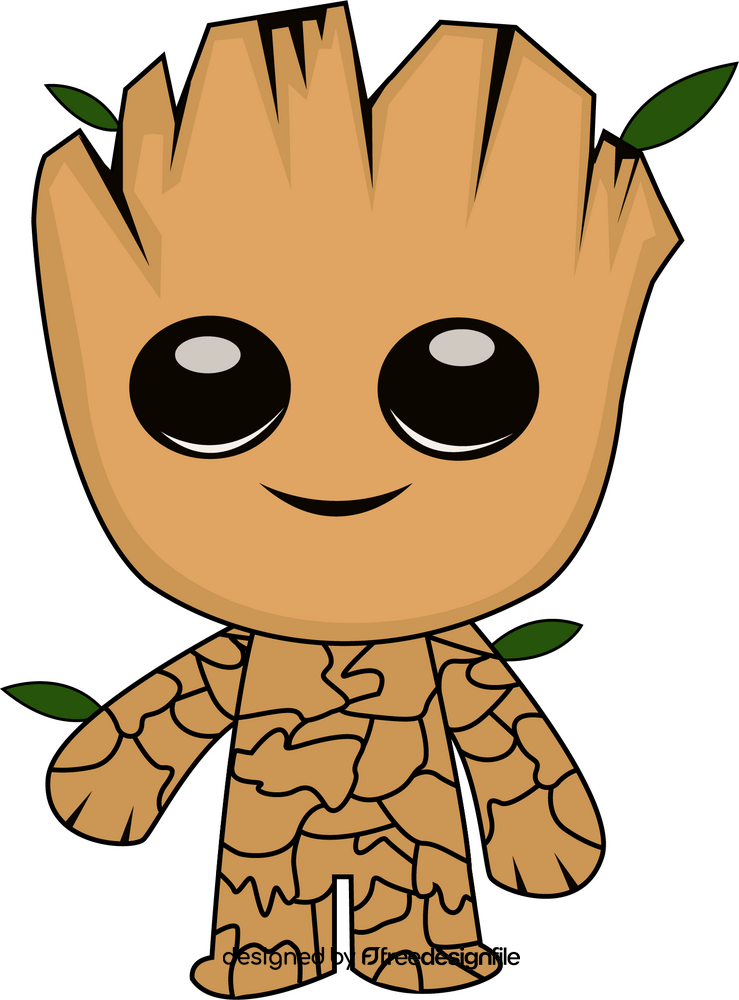Baby groot drawing clipart