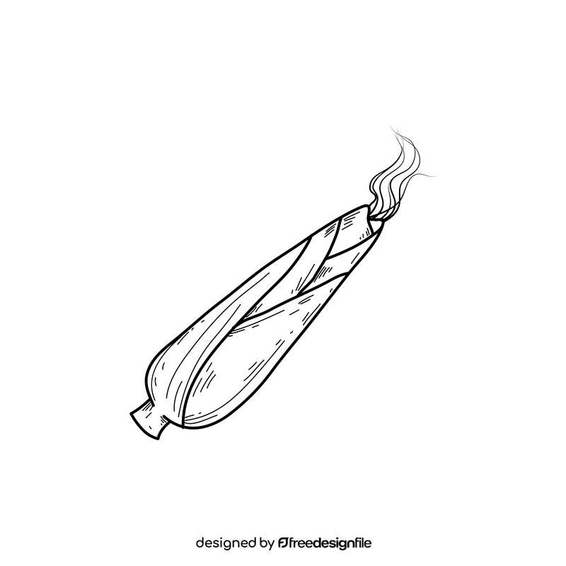 Corn drawing black and white clipart