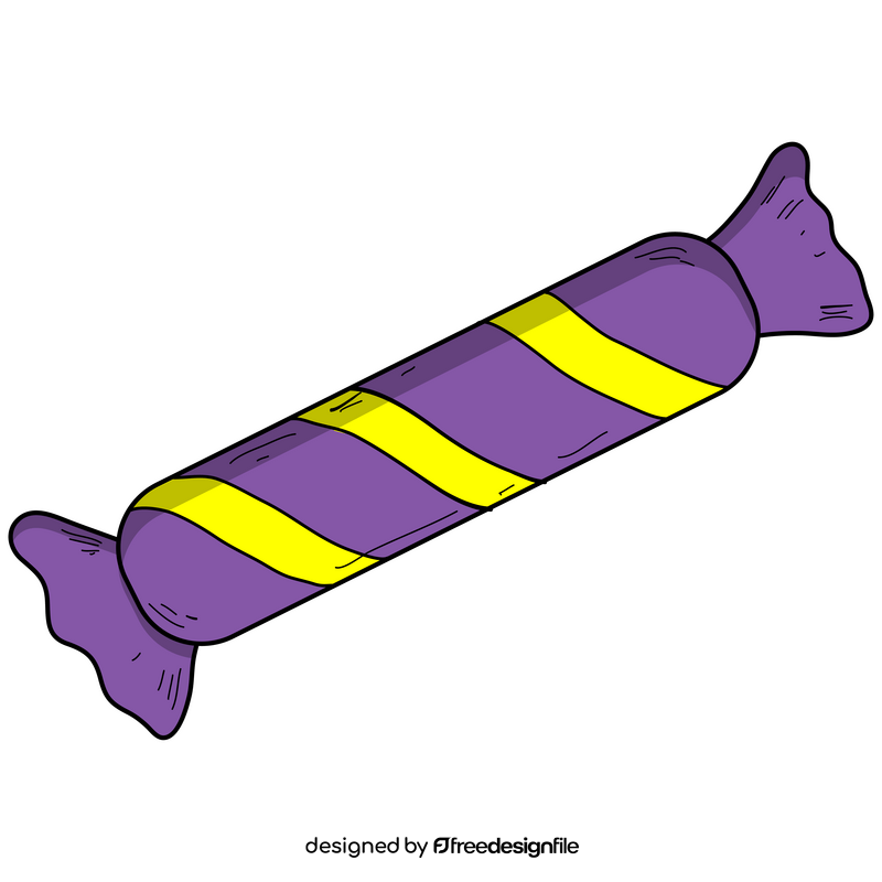 Purple candy clipart