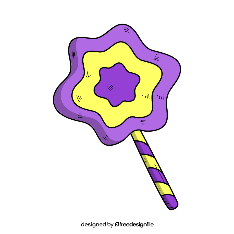 Lollipop drawing clipart