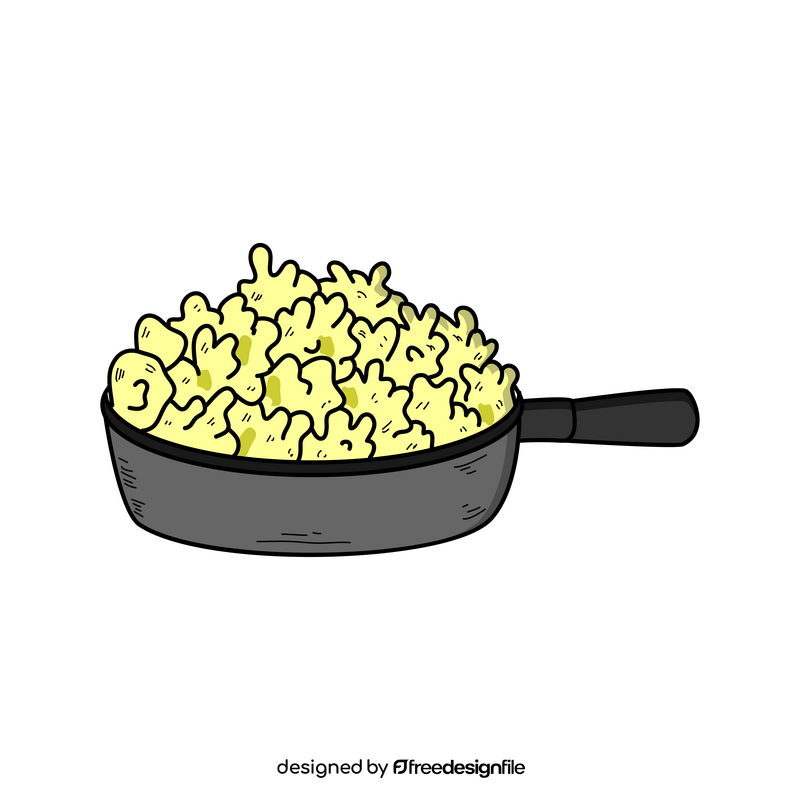 Popcorn bowl clipart