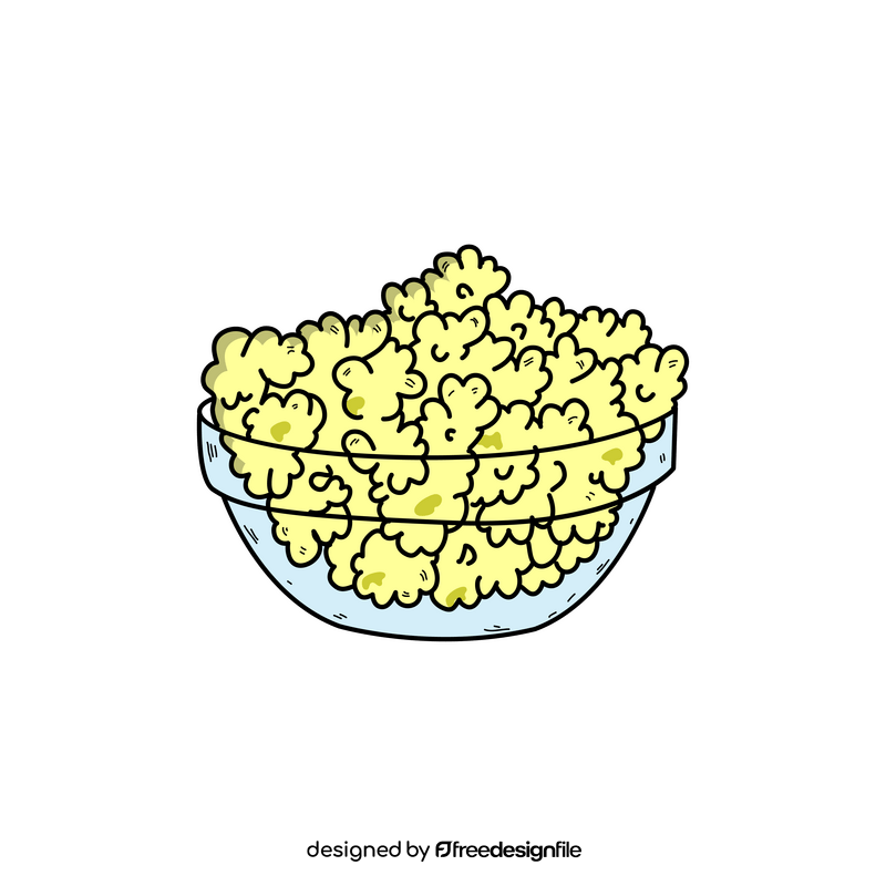 Sweet popcorn clipart
