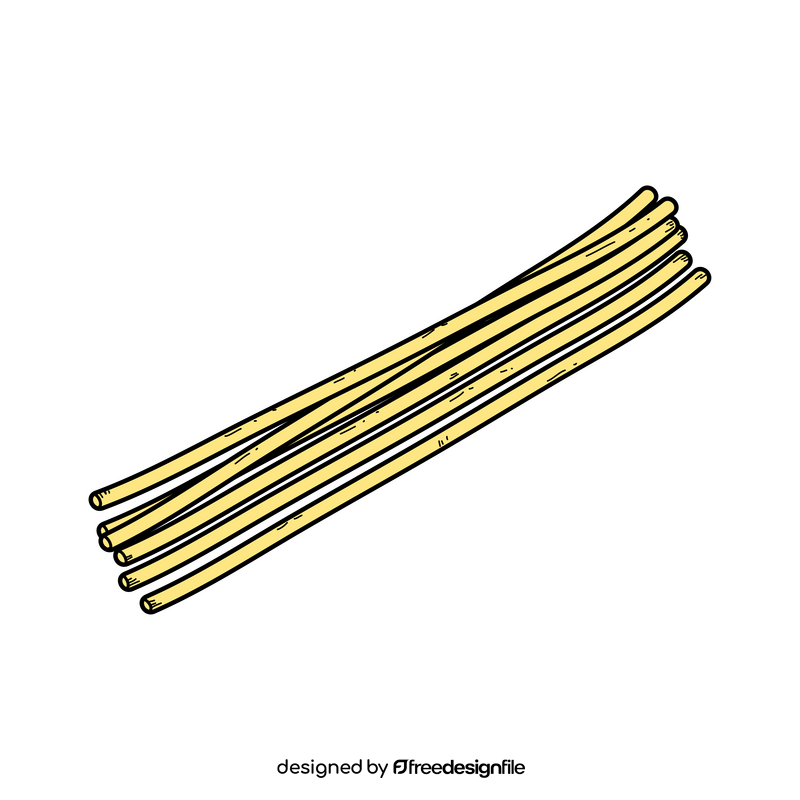 Spaghetti pasta drawing clipart