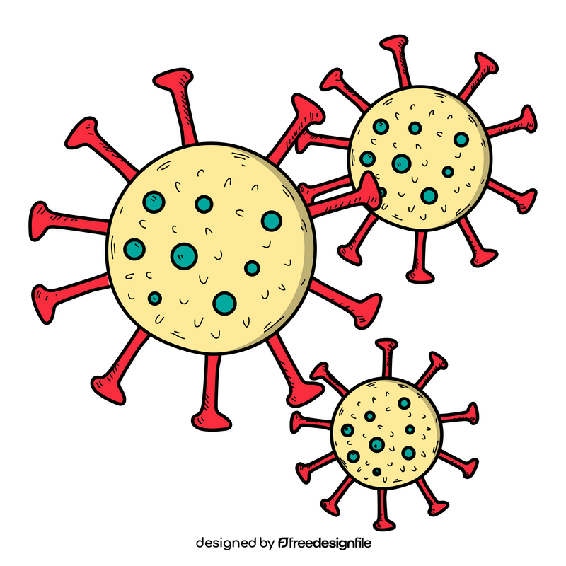 Coronavirus drawing clipart