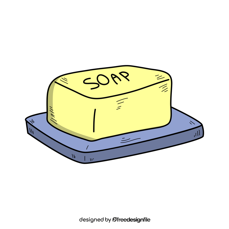 Soap drawing clipart