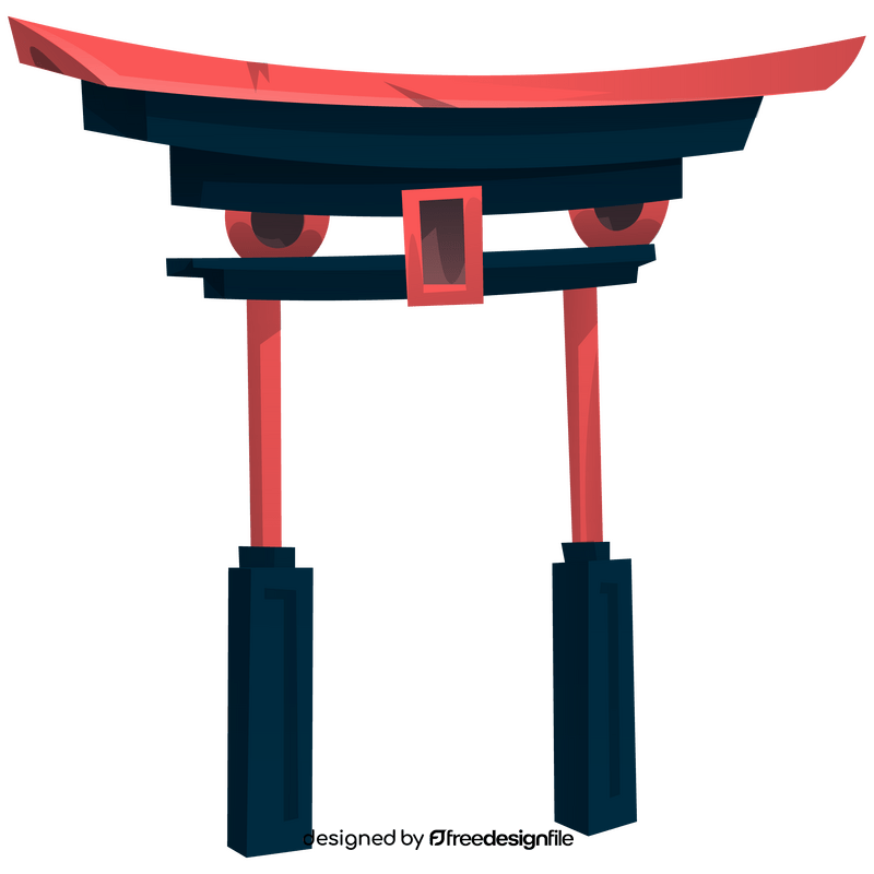 Temple Fushimi Inari taisha clipart