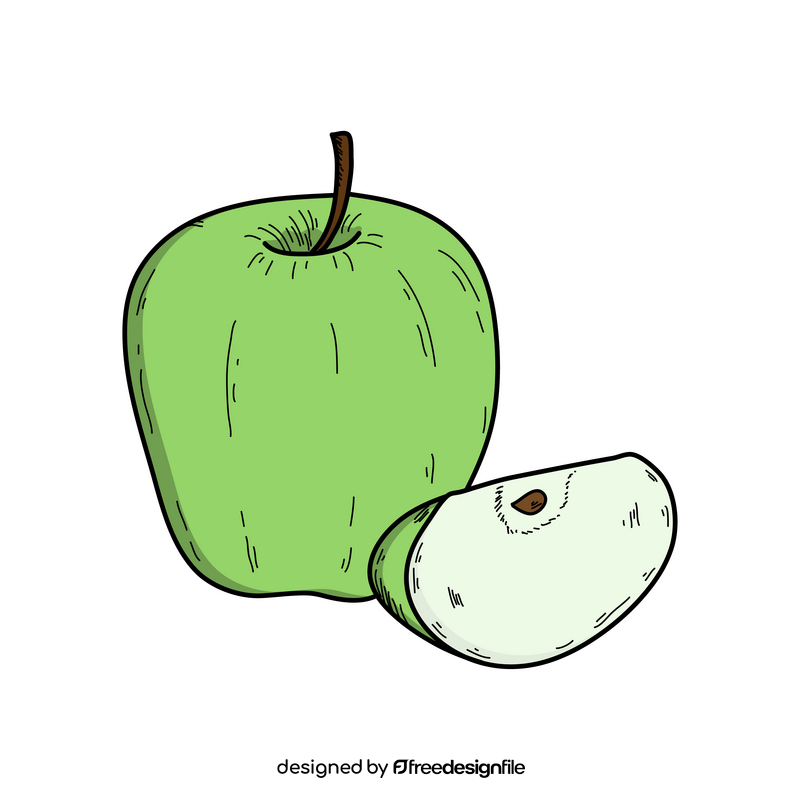 Apple drawing clipart