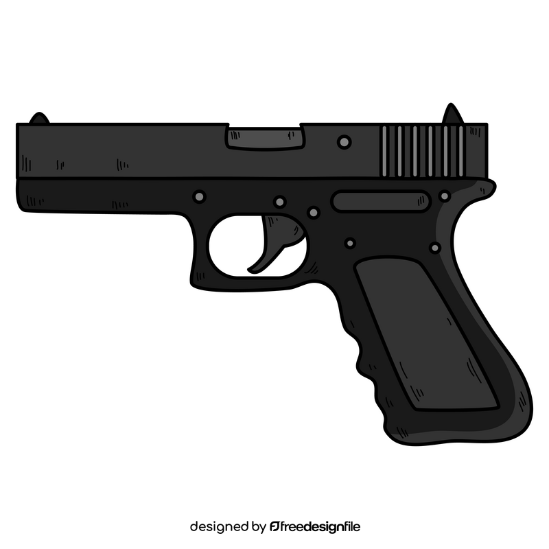 Gun drawing clipart