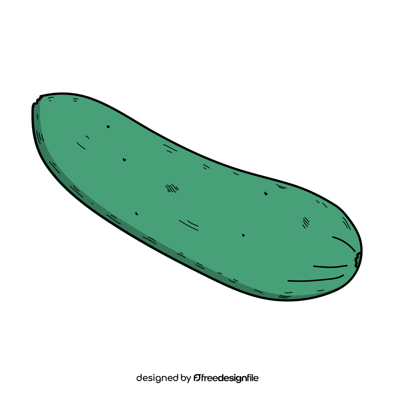Cucumber drawing clipart