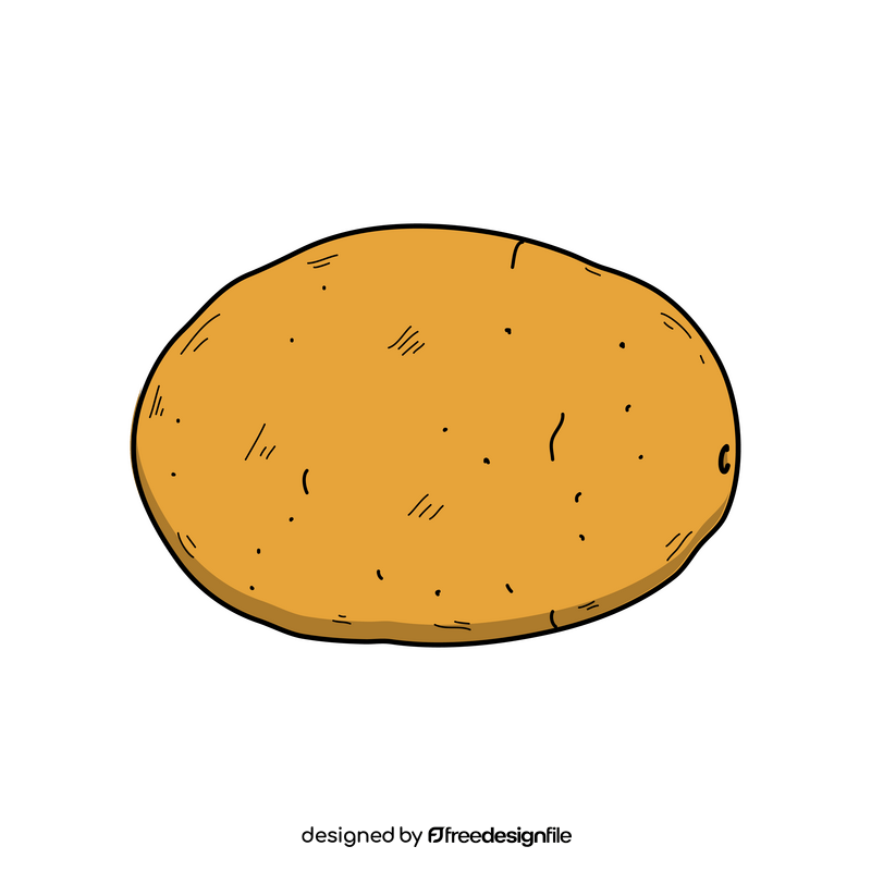 Potato drawing clipart