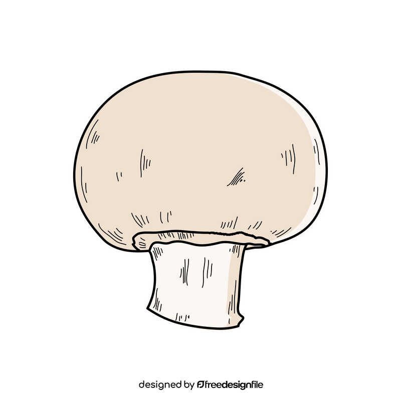 Mushroom drawing clipart