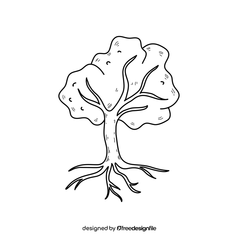How To Draw A Tree Root