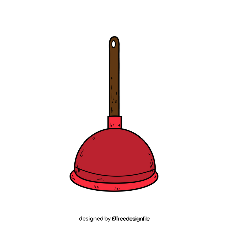 Plunger drawing clipart
