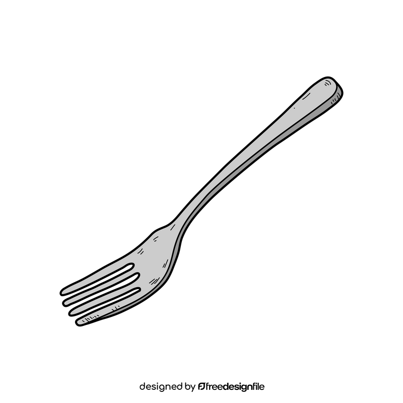 Fork drawing clipart
