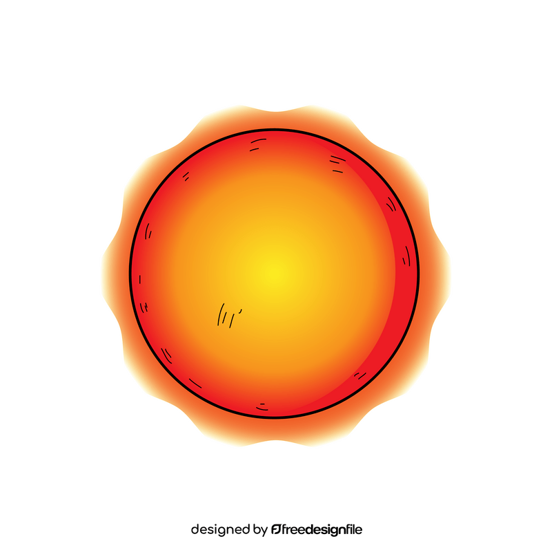 The Sun drawing clipart