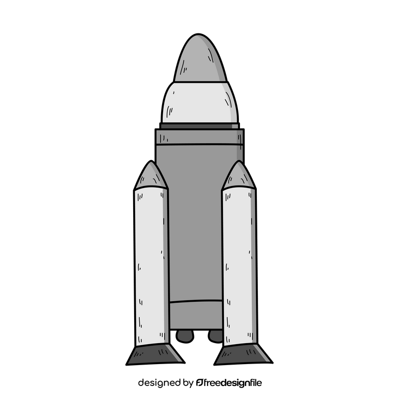 Spacecraft drawing clipart