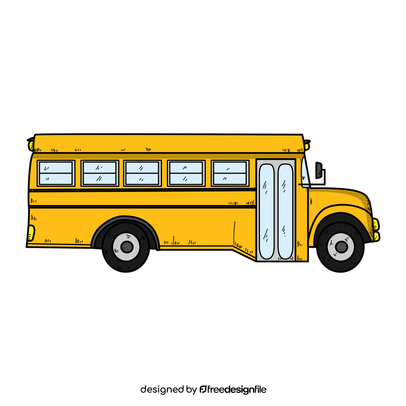 School bus drawing clipart