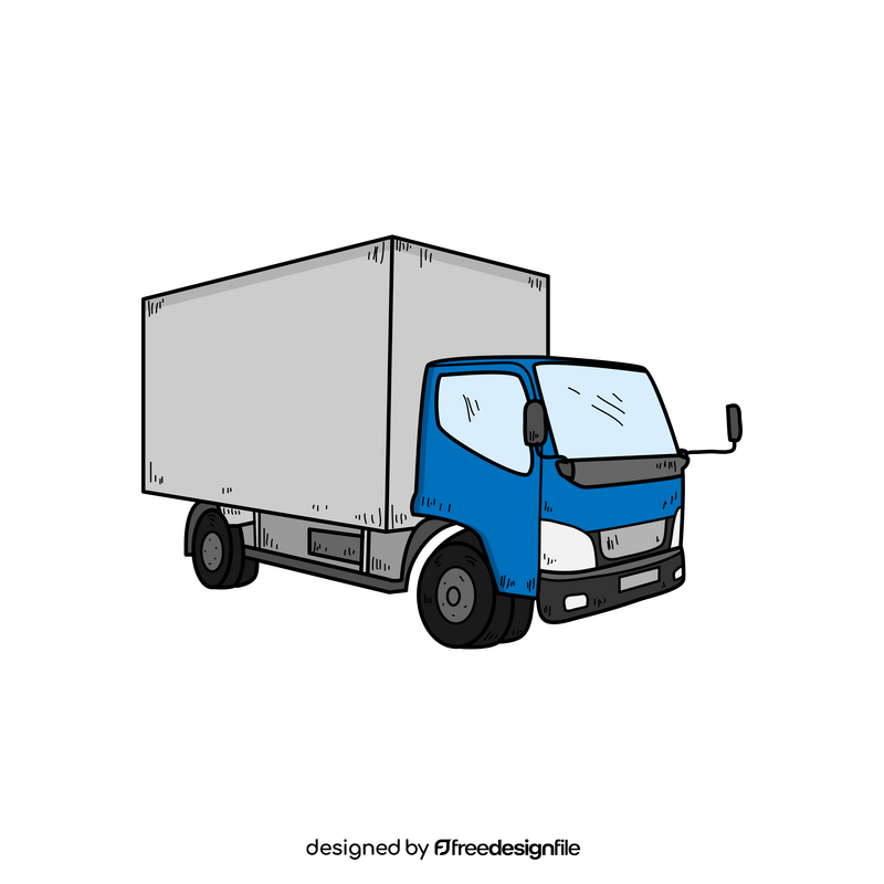 Truck drawing clipart
