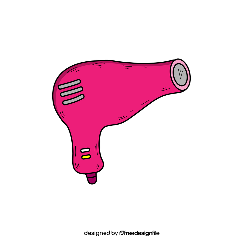 Hair dryer drawing clipart