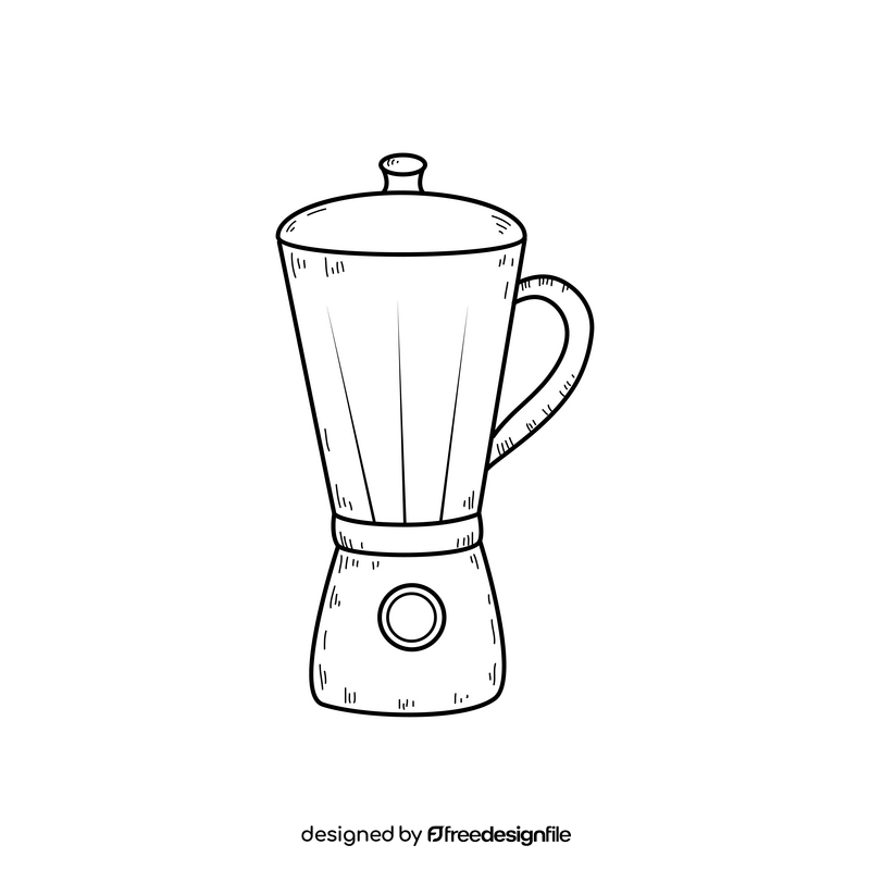 Blender drawing black and white clipart