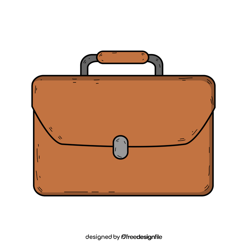 Briefcase drawing clipart