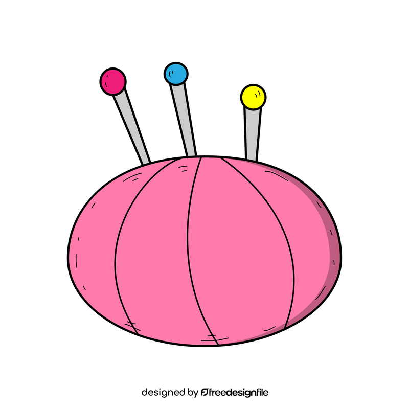 Sewing thread and needles drawing clipart free download