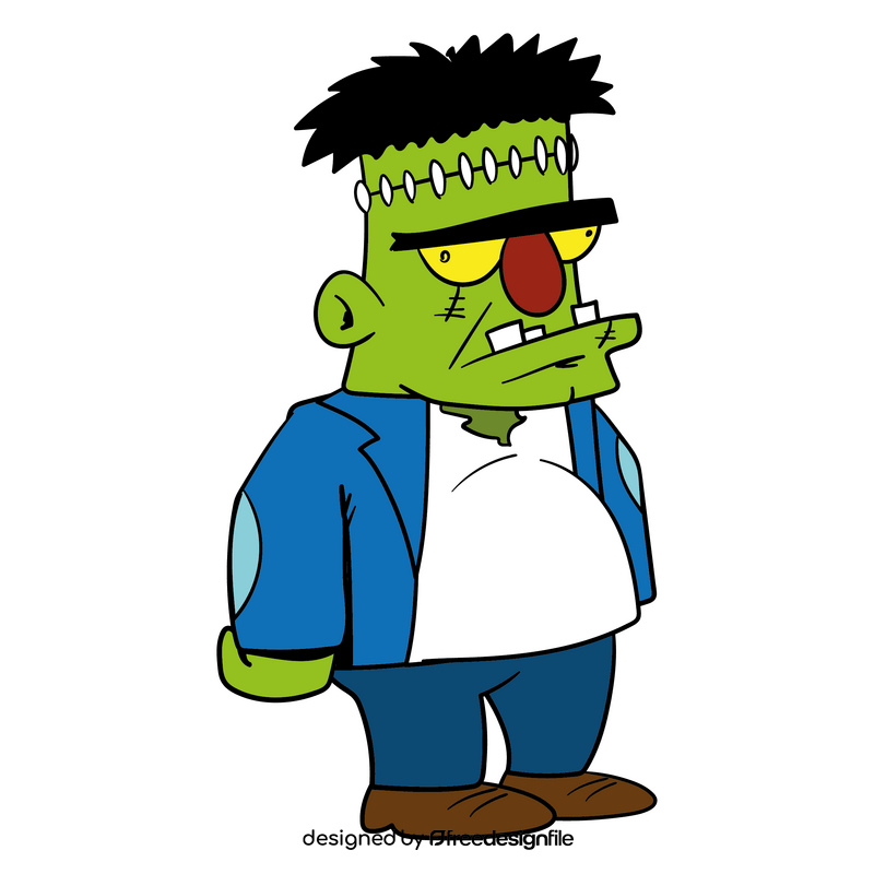 Frankenstein cartoon clipart