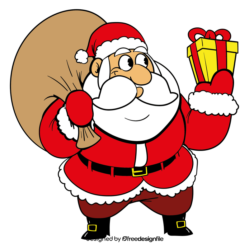 Santa claus cartoon clipart
