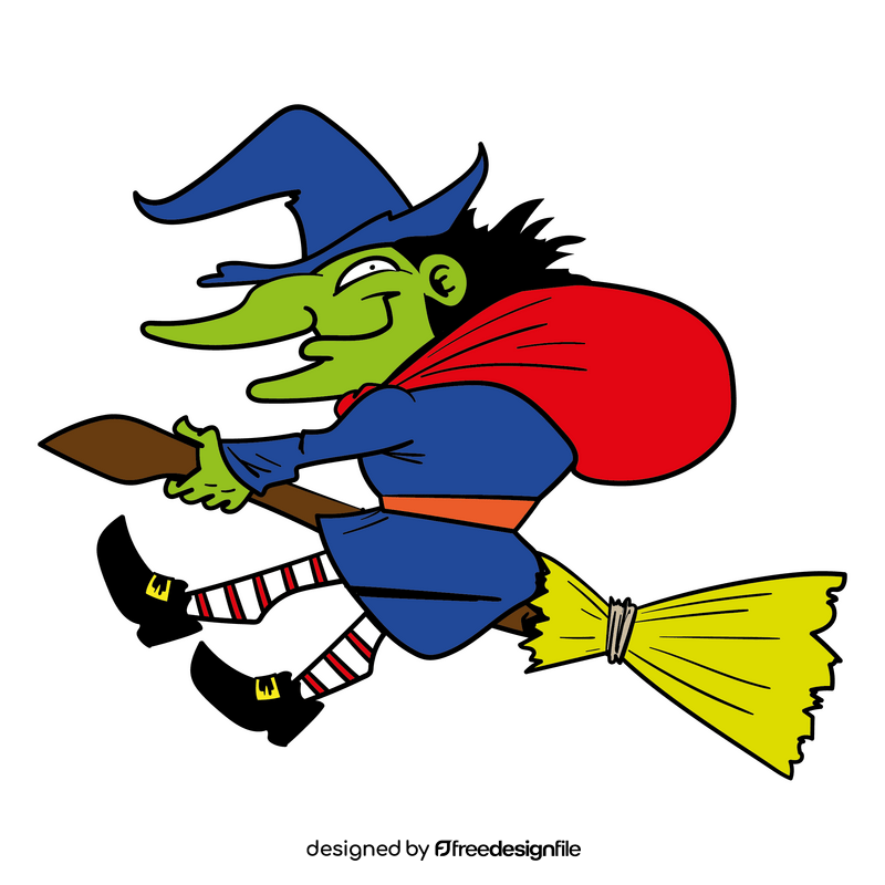 Witch cartoon clipart