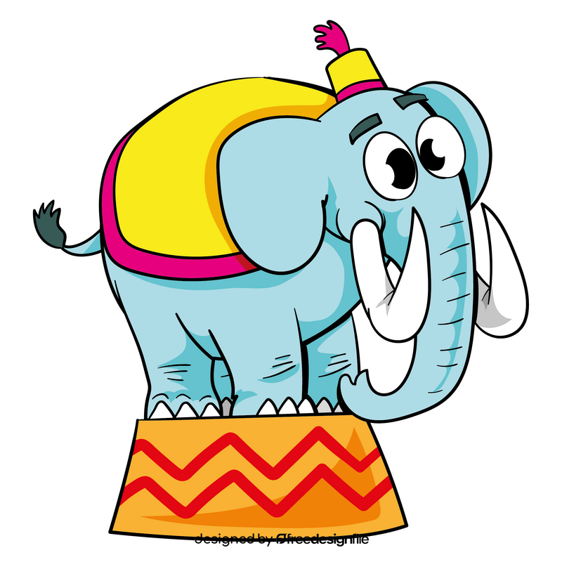 Elephant cartoon clip art