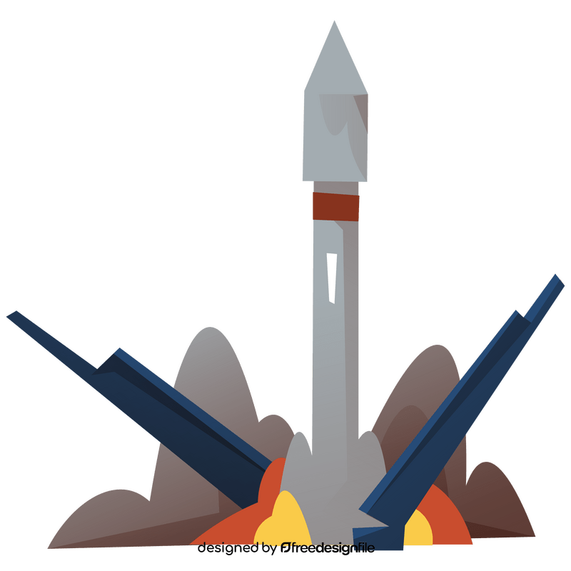 Baikonur Cosmodrome launch pad, soyuz rocket clipart