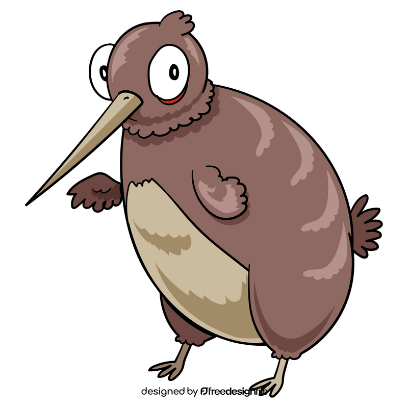 Kiwi bird cartoon clip art