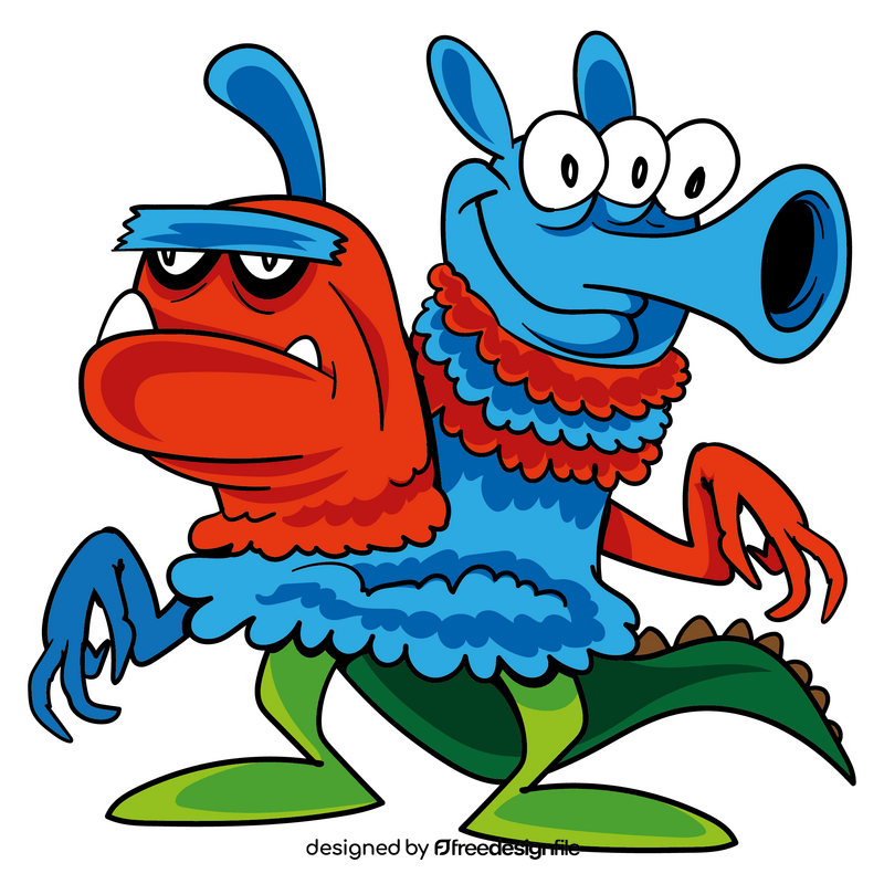 Monster cartoon clip art