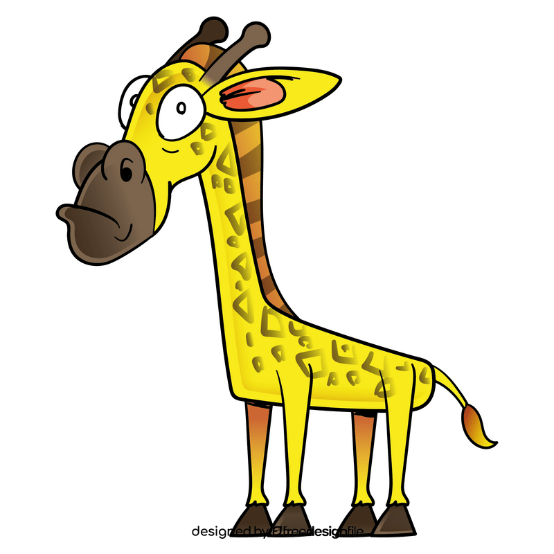 Giraffe cartoon clipart