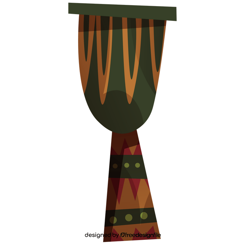 African drum clipart