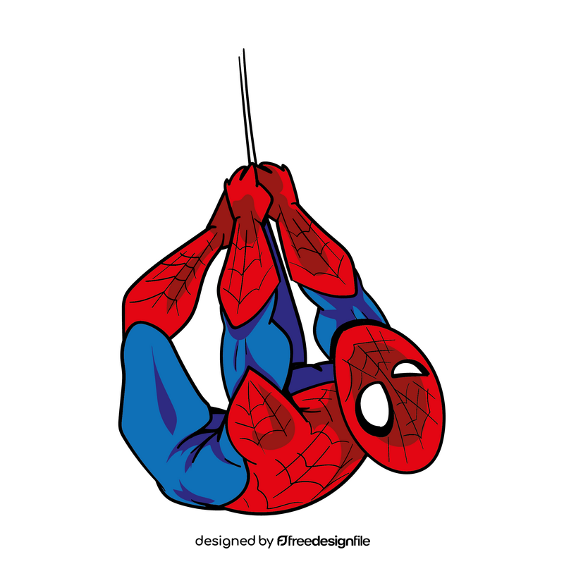 Spiderman cartoon clipart