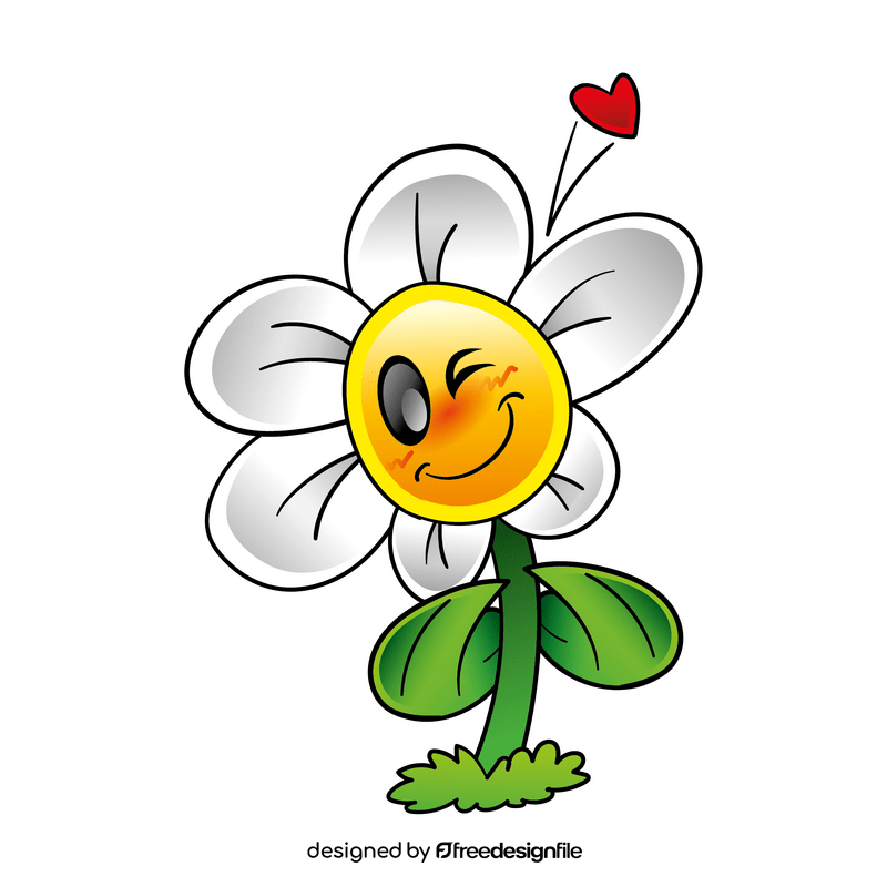 Flower cartoon clipart
