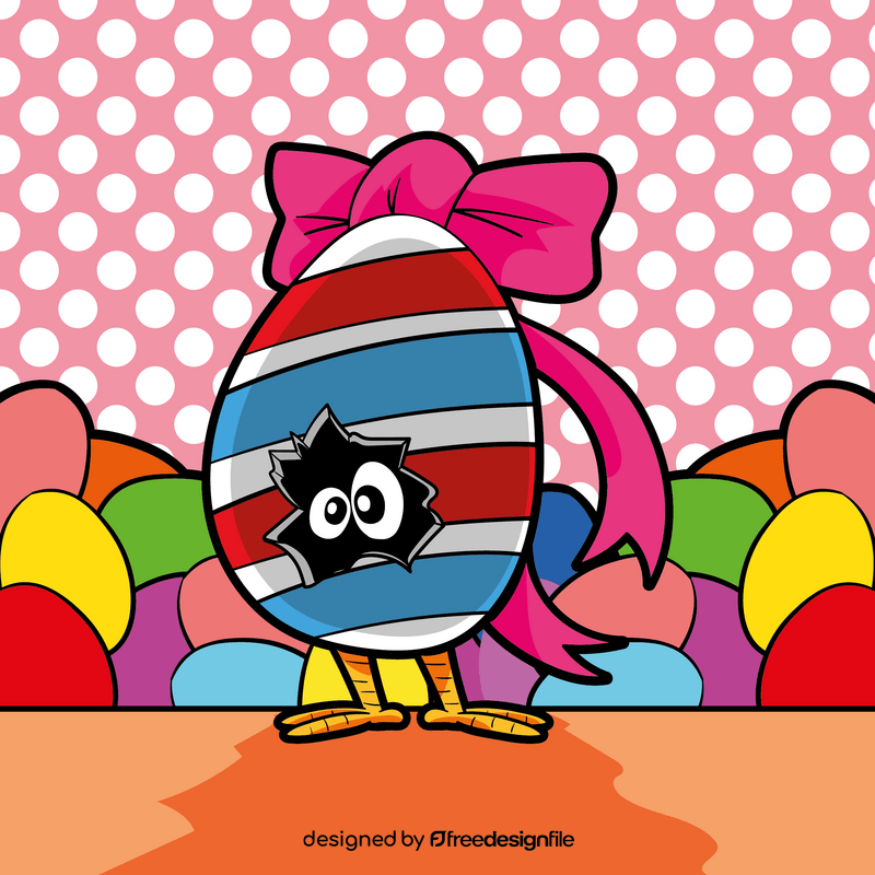 Easter cartoon vector