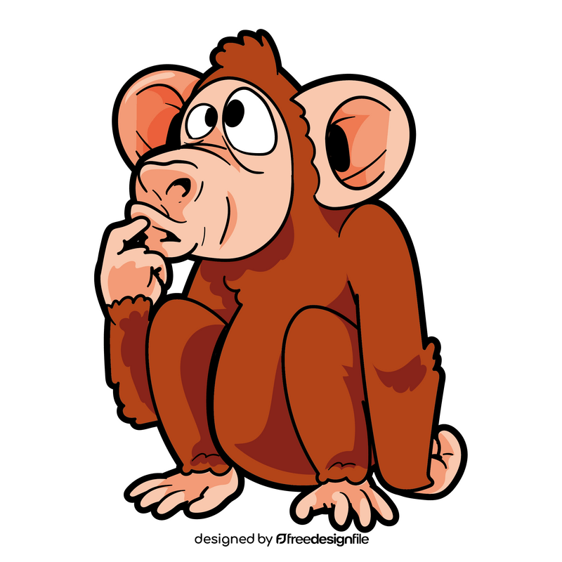 Monkey cartoon clipart