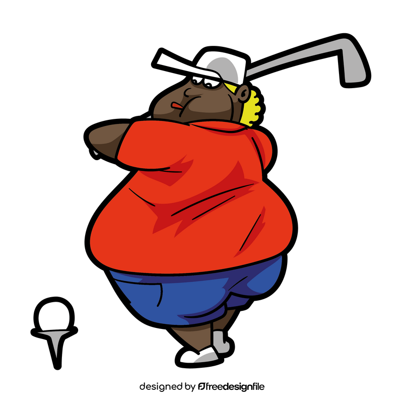 Sport golf cartoon clipart