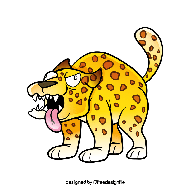 Jaguar cartoon clipart