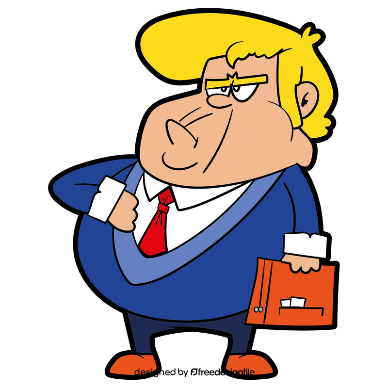 Businessman cartoon clipart