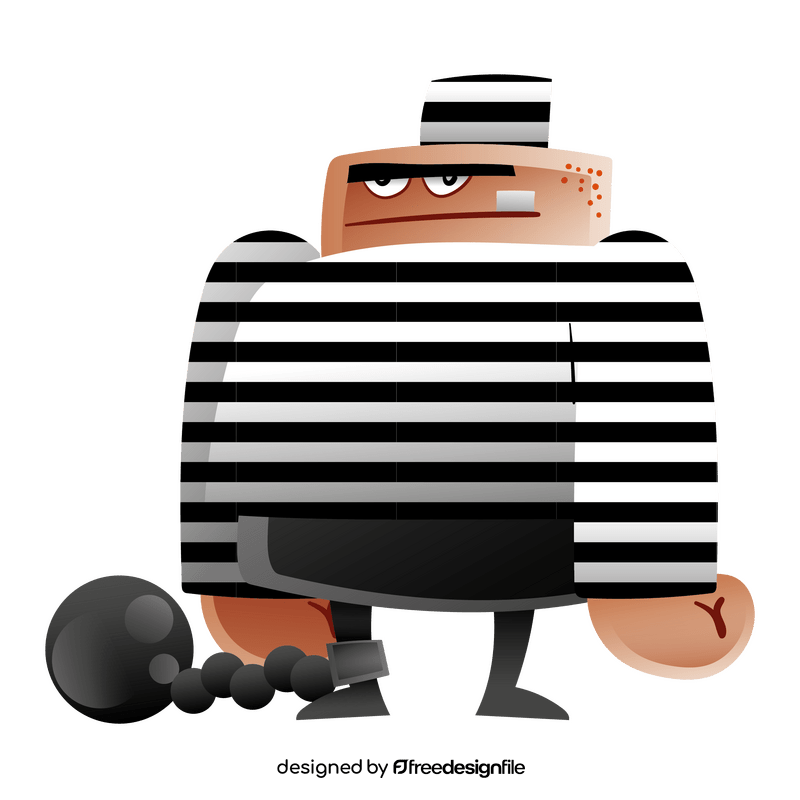 Prisoner cartoon clipart