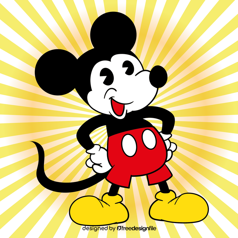 Mickey mouse cartoon vector
