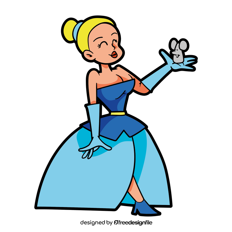 Cinderella cartoon clipart