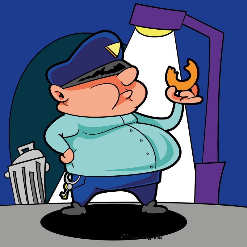Policeman cartoon vector