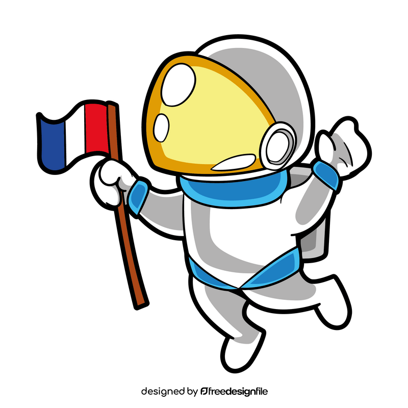 Astronaut cartoon clipart