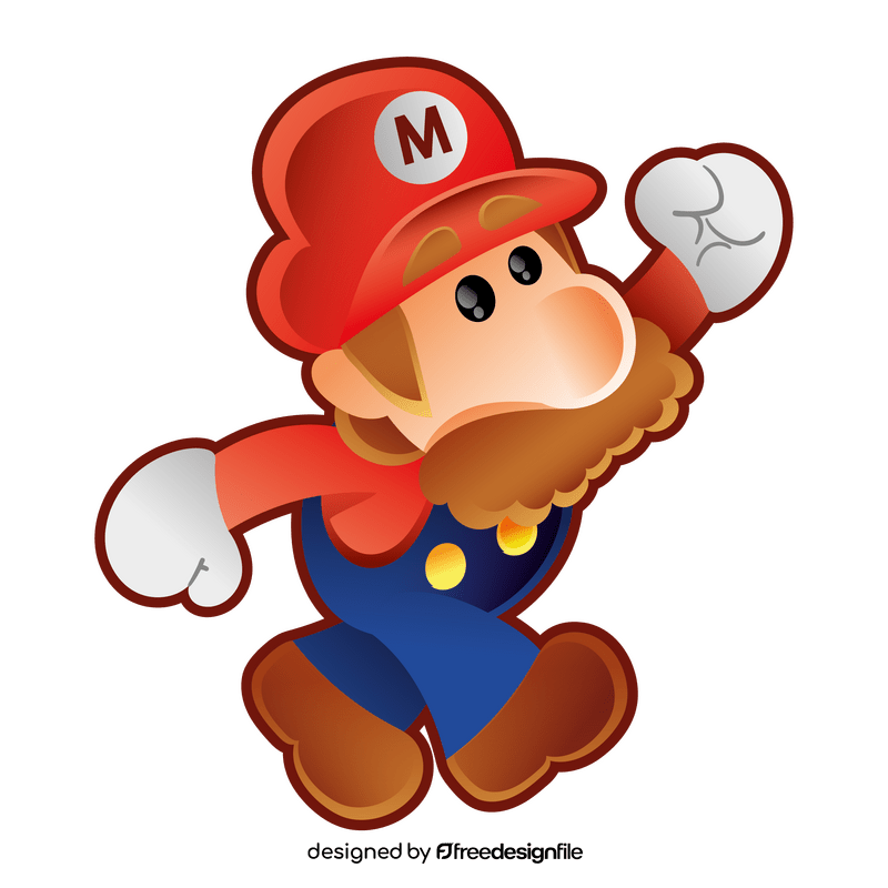 Mario cartoon clipart